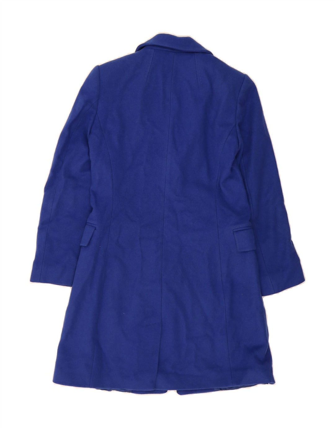 REISS Womens Open Overcoat UK 6 XS Blue Wool Vintage Reiss and Second-Hand Reiss from Messina Hembry 