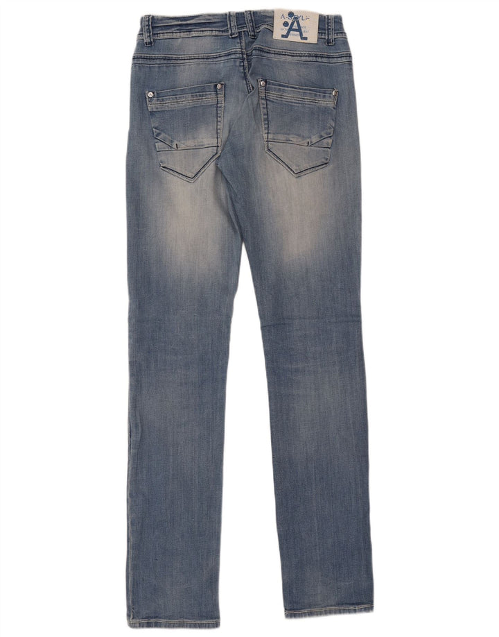 Jeans slim da donna stile A IT 46 Large W33 L36 Cotone blu