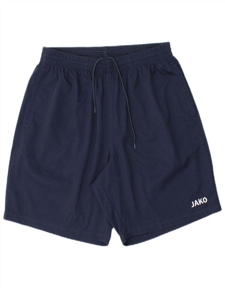 Pantaloncini sportivi da uomo Jako grandi in poliestere blu navy