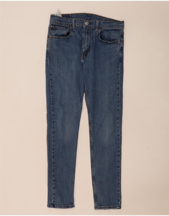 Jeans Levi's Uomo 512 Slim Tapered W32 L32 Cotone Blu