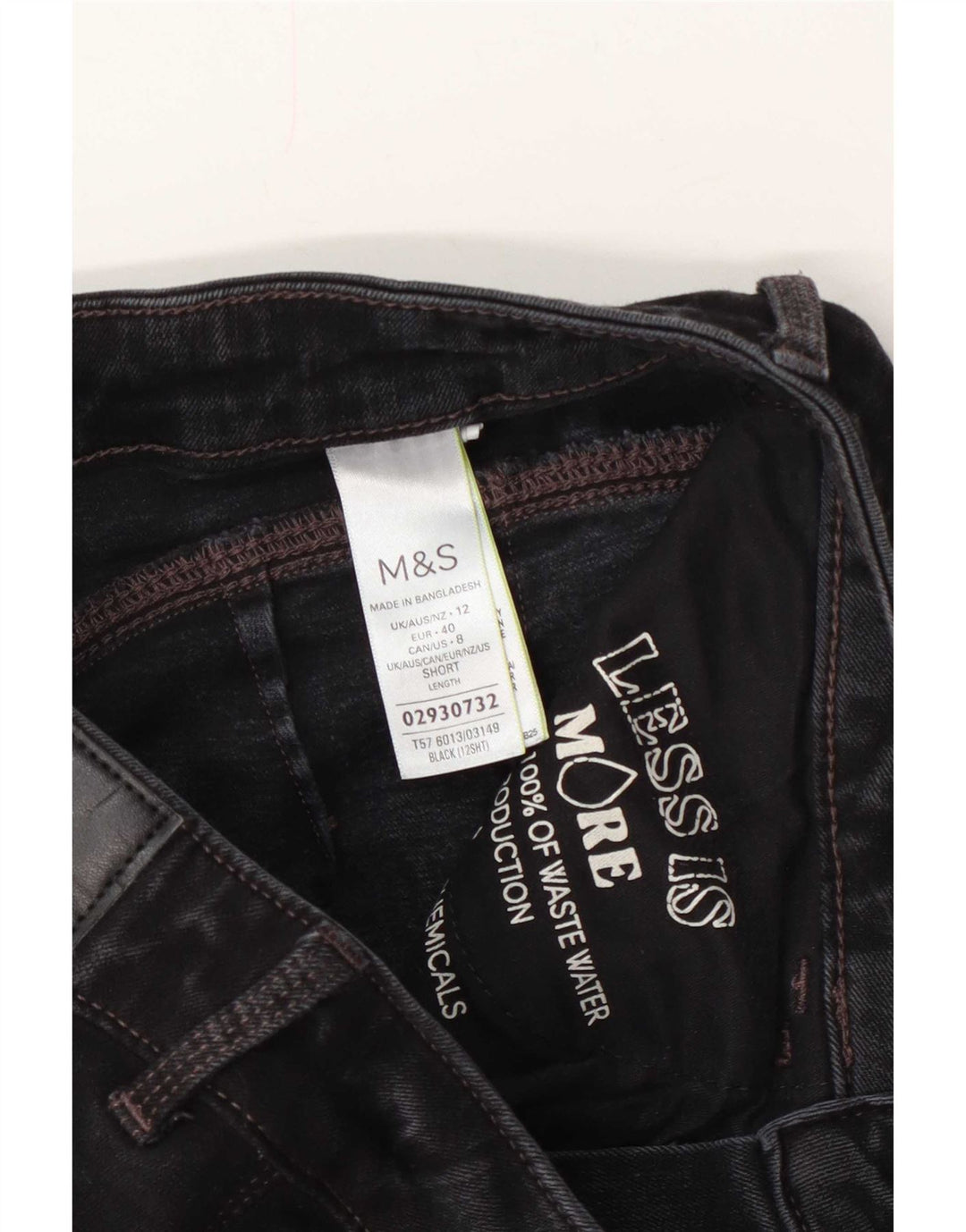 Jeans slim da donna Marks & Spencer UK 12 medio W28 L28 cotone grigio