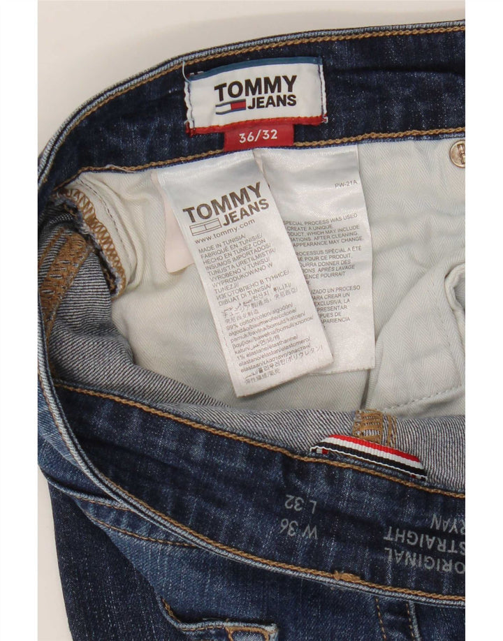 Jeans dritti Ryan da uomo Tommy Hilfiger W36 L32 cotone blu
