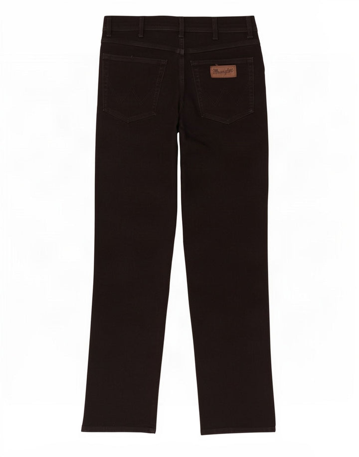 Jeans dritti da uomo Wrangler W34 L34 cotone nero