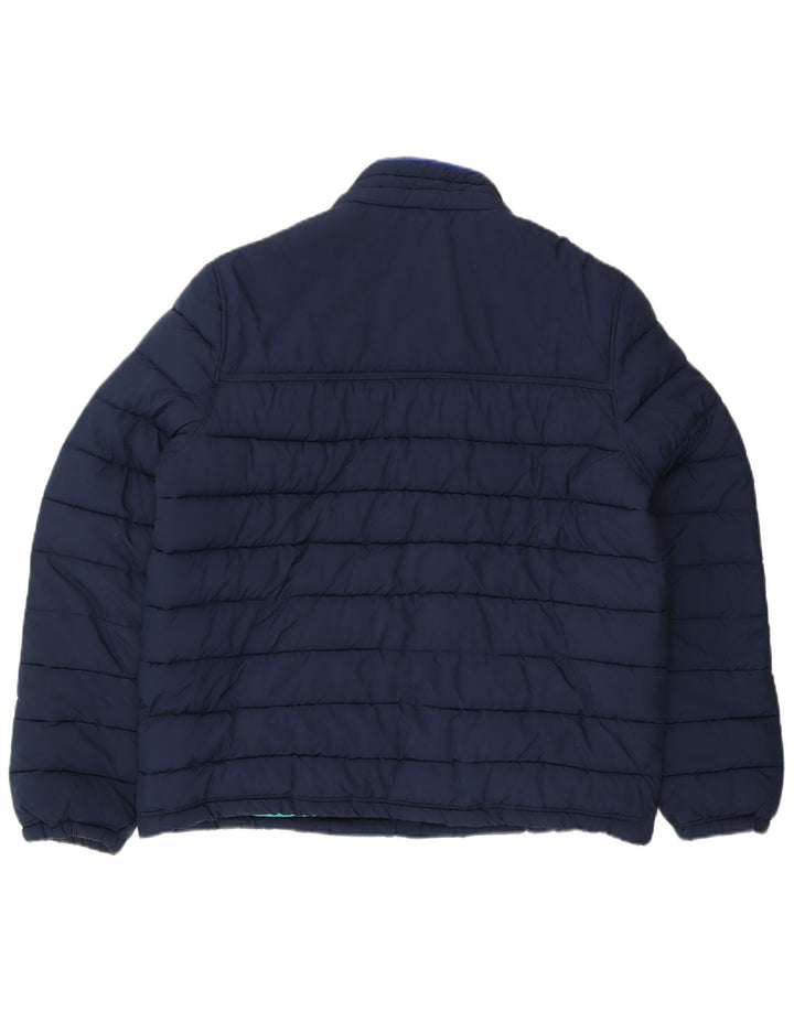 Giacca imbottita da uomo Tommy Hilfiger UK 42 XL poliestere blu navy