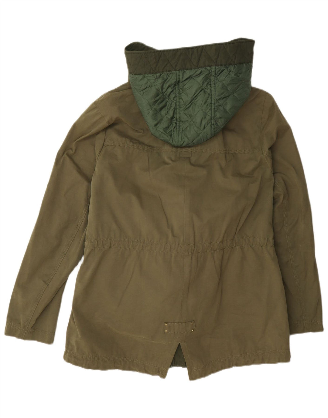 Parka con cappuccio per ragazze Zara 13-14 anni in poliestere kaki