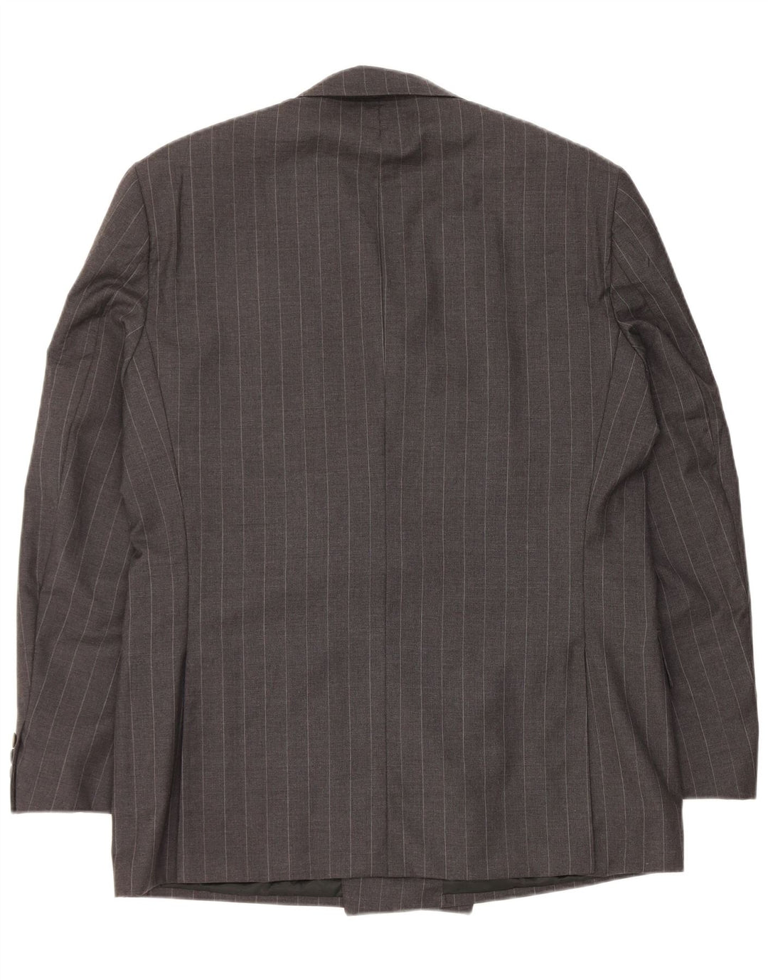 Giacca blazer da uomo Ermenegildo Zegna taglia 54 XL a righe grigie