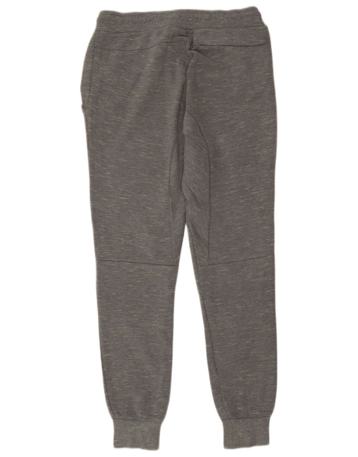 NIKE Mens Tracksuit Trousers Joggers Small  Grey Flecked Cotton