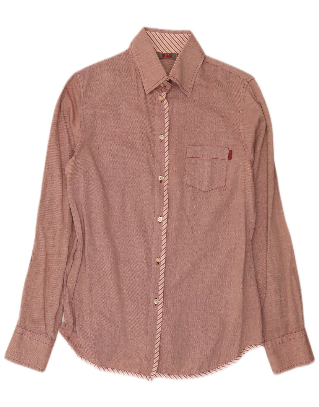 Camicia da donna Slam UK 12 Cotone rosso medio