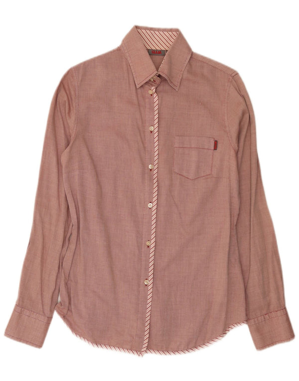 Camicia da donna Slam UK 12 Cotone rosso medio