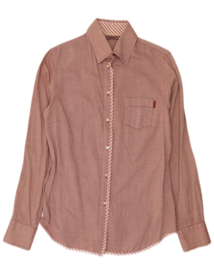 Camicia da donna Slam UK 12 Cotone rosso medio