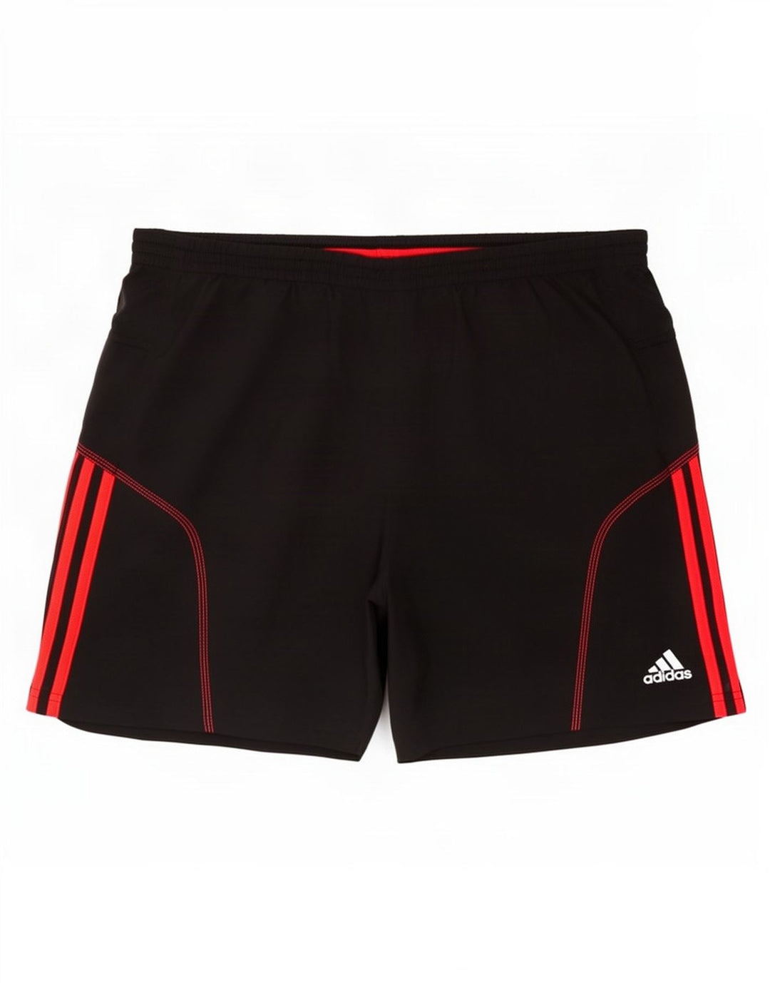 Pantaloncini sportivi Adidas Climalite da uomo grandi in poliestere nero