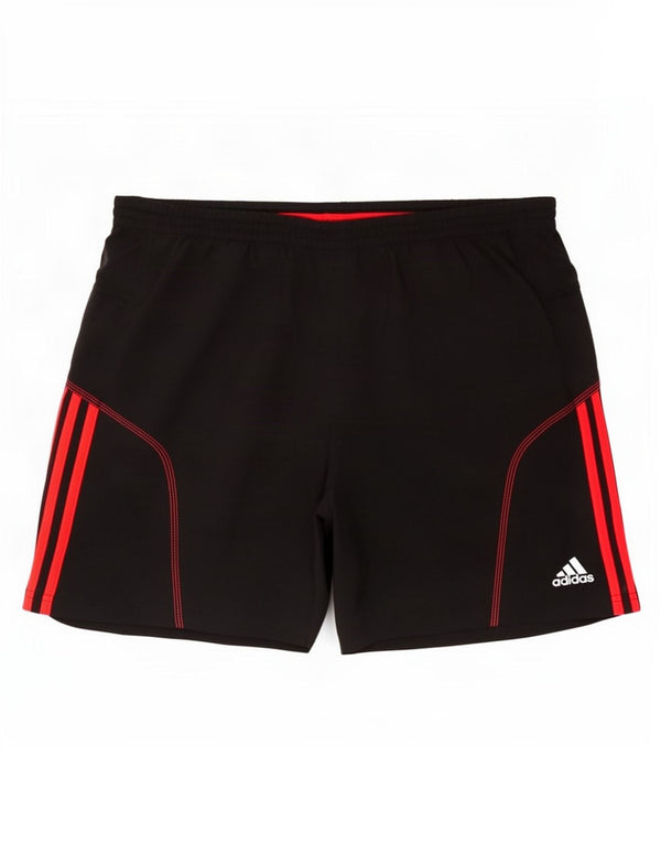 Pantaloncini sportivi Adidas Climalite da uomo grandi in poliestere nero