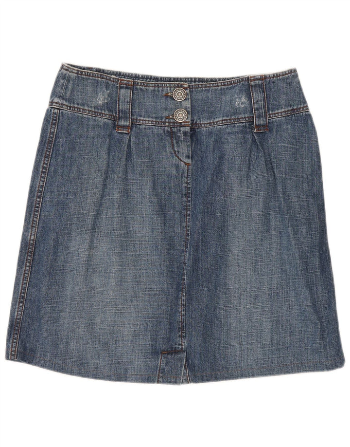 Gonna in denim da donna Max & Co. UK 14 grande W32 cotone blu