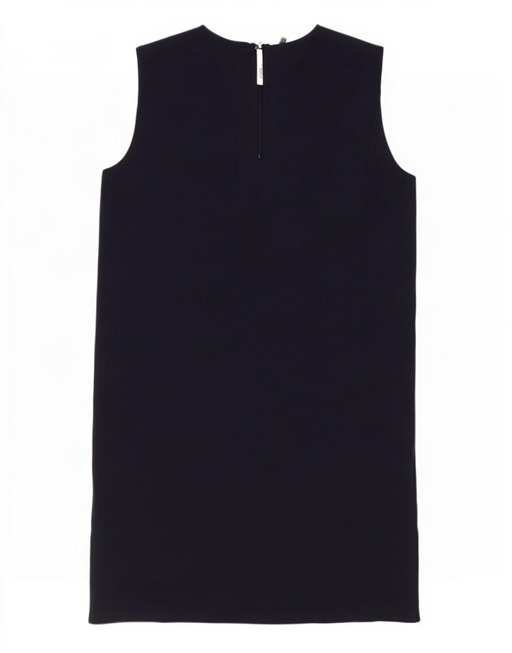 Abito a trapezio senza maniche da donna Benetton UK 12 medio blu navy