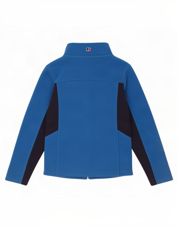 Giacca in pile da bambino Berghaus 9-10 anni in poliestere color block blu