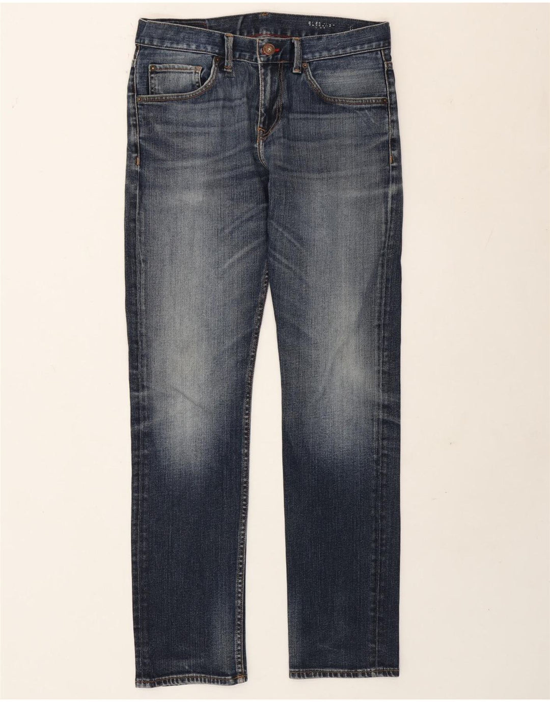 Jeans dritti da uomo Bleecker Tommy Hilfiger W32 L32 cotone blu