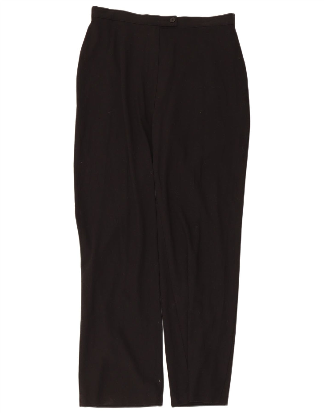Pantaloni da abito dritti da donna Marks & Spencer UK 14 medi W30 L29 neri