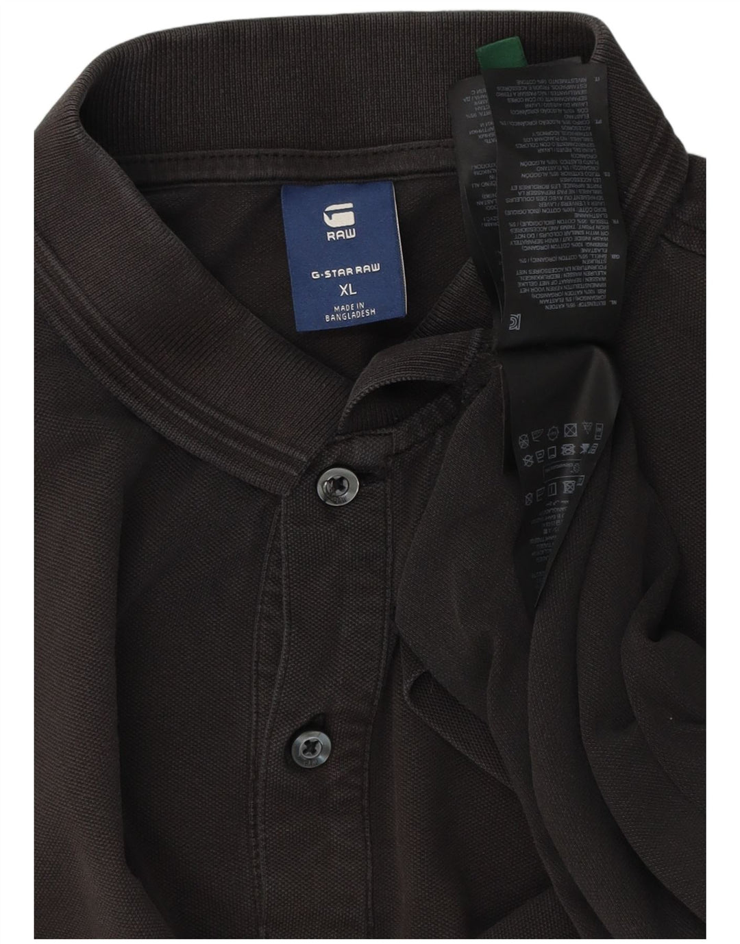 Polo da uomo G-Star XL in cotone nero