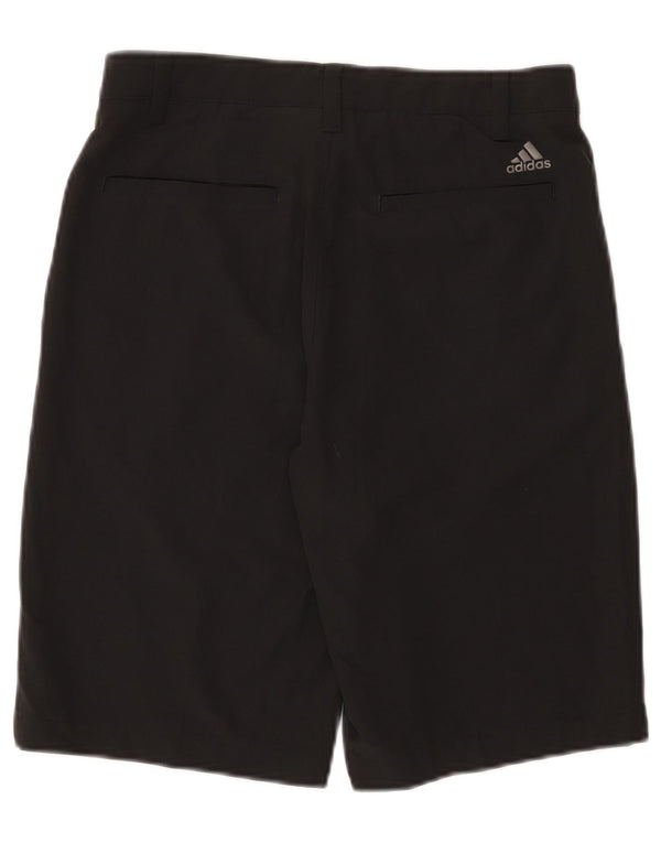 Pantaloncini chino da uomo Adidas W28 piccoli poliestere nero