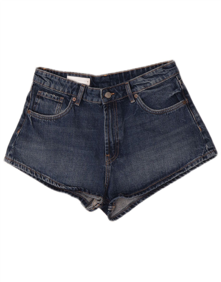 Pantaloncini di jeans Zara da donna EU 40 medi W30 blu