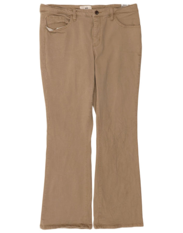 Pantaloni casual bootcut da donna BKE W33 L31 cotone beige