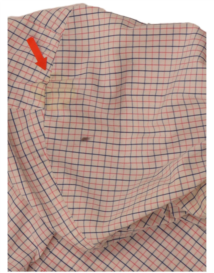 Camicia da uomo IZOD XL in cotone a quadri rosa