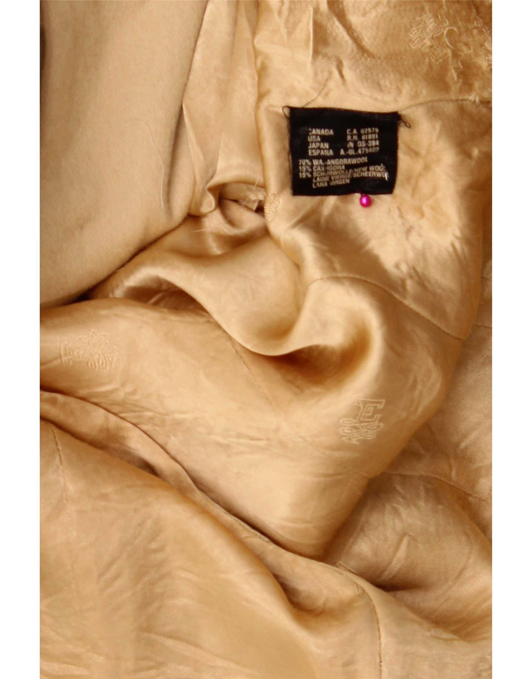 Giacca blazer a 6 bottoni da donna Escada di Margaretha Ley EU 38 Beige medio