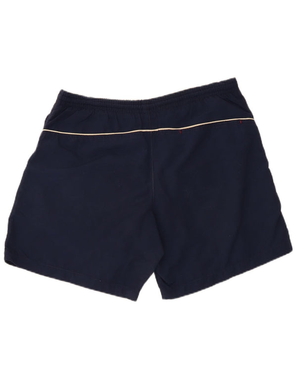 Pantaloncini sportivi grafici da uomo Lotto UK 36/38 piccoli in nylon blu navy