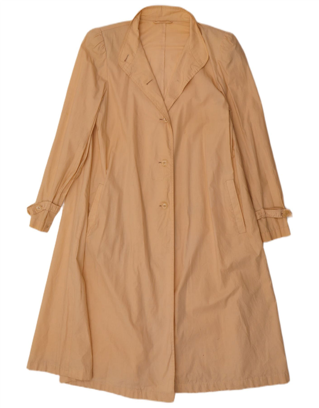 Soprabito vintage da donna UK 14 beige medio