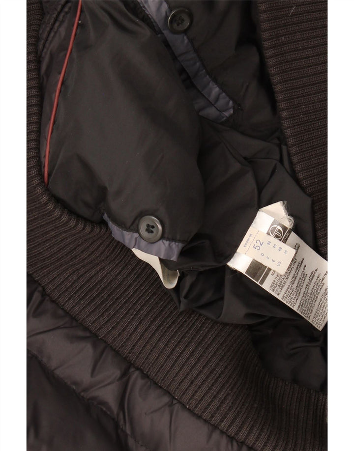 Piumino Uomo Sergio Tacchini con Cappuccio IT 52 XL Nero Poliammide