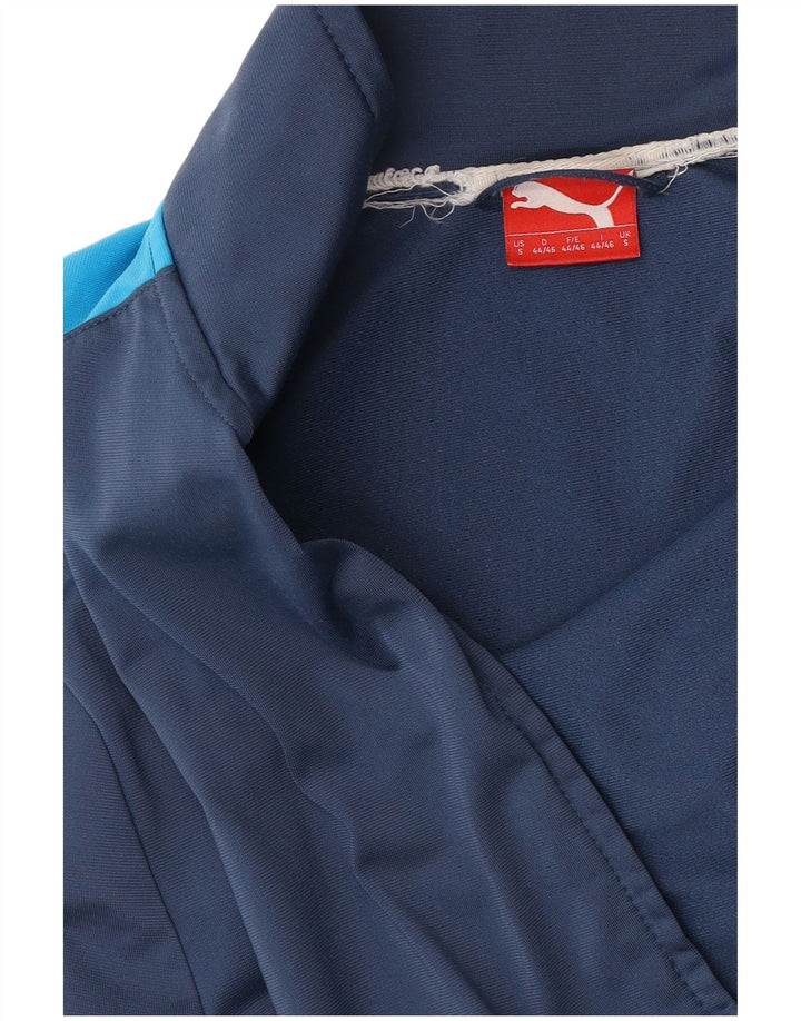 Giacca da tuta da uomo Puma Small Blu Navy Colourblock