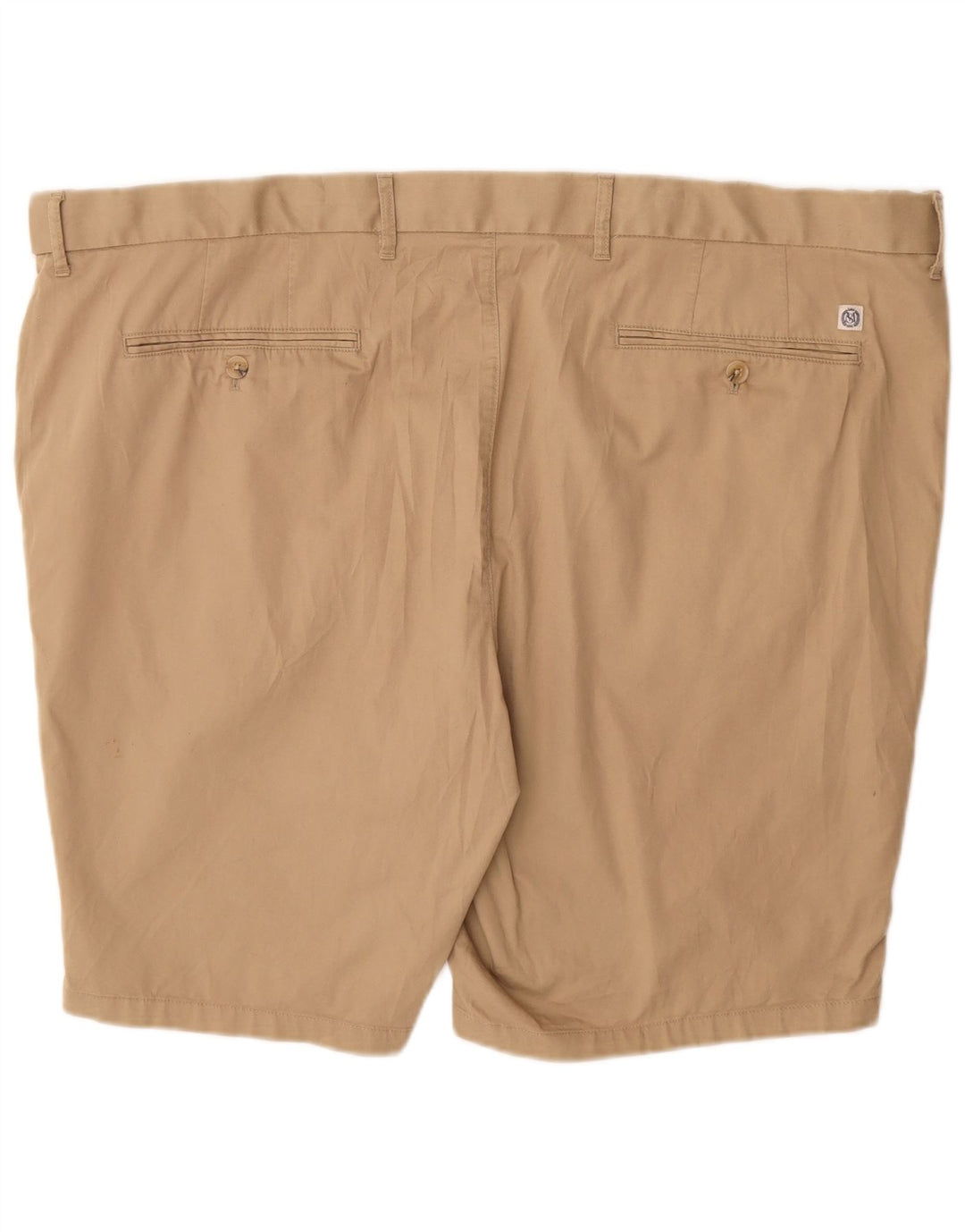 Pantaloncini chino da uomo Marks & Spencer W48 4XL cotone beige