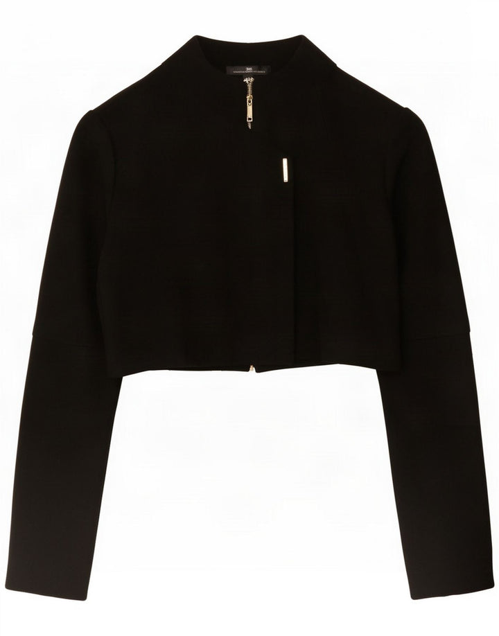 Giacca Bolero da donna Elisabetta Franchi IT 44 Medio Nero Lana