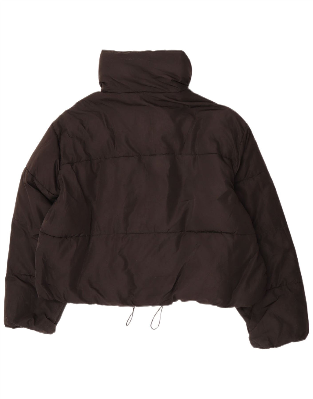 Giacca imbottita corta oversize da donna Zara UK 18 XL poliestere nero