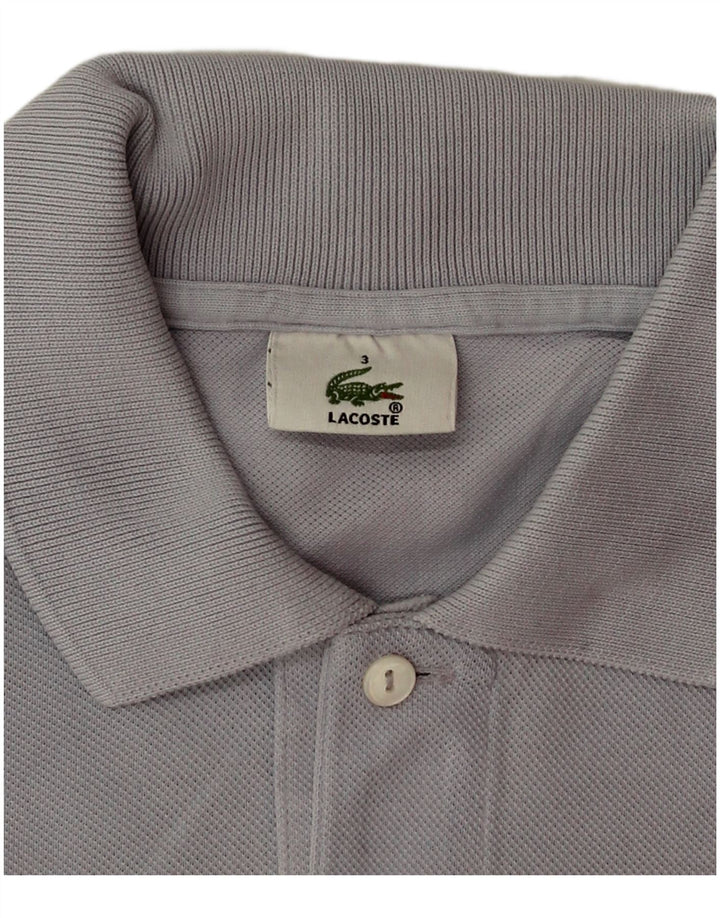 Polo da uomo Lacoste taglia 3 piccola in cotone blu