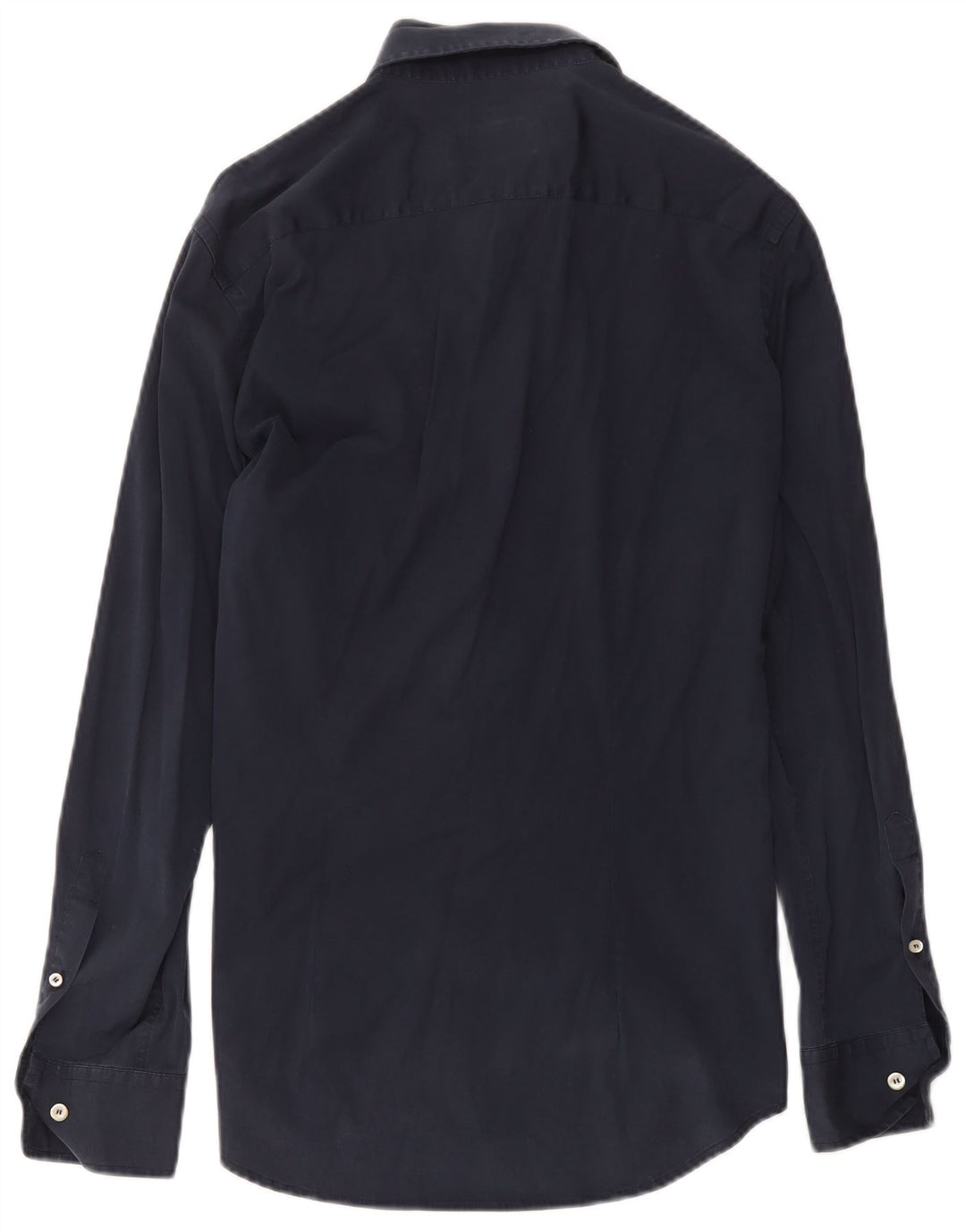 Camicia slim fit da uomo Fred Perry grande in cotone blu navy