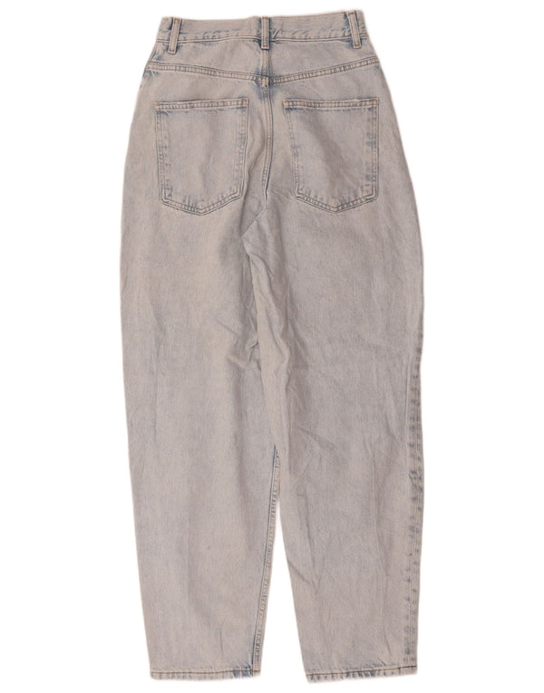 Jeans affusolati a vita alta da donna Zara EU 36 XS W26 L29 cotone blu