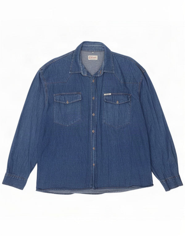 Camicia di jeans da uomo Colorado XL Cotone blu