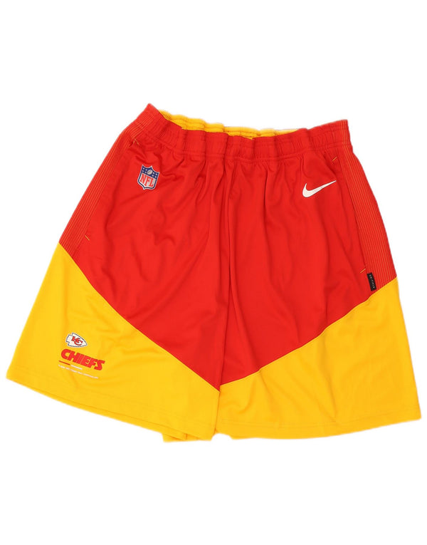 Pantaloncini sportivi da uomo Nike Kansas City Chiefs 2XL poliestere color block rosso