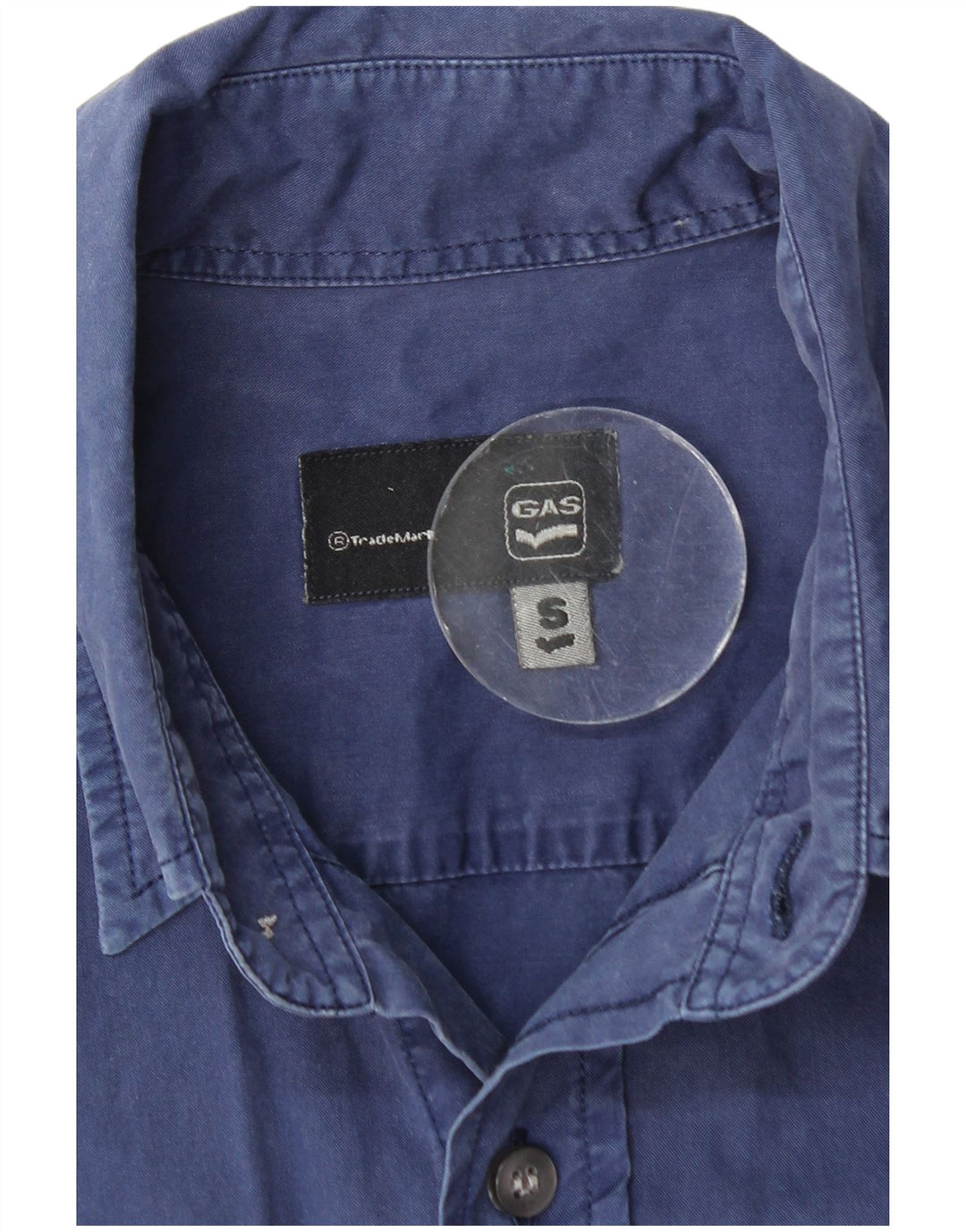 Camicia Uomo Gas Small Cotone Blu Navy