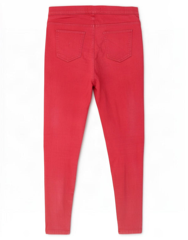 Jeans Jeggings da donna Marks & Spencer UK 14 Large W33 L27 Cotone rosa