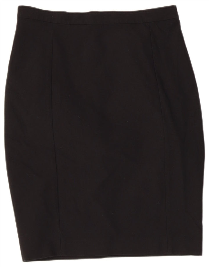 Gonna a tubino da donna Jigsaw UK 8 piccola W30 cotone nero
