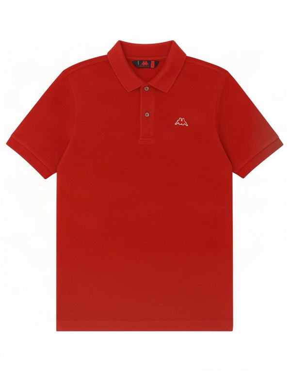 Polo Kappa Uomo Small Rossa In Cotone
