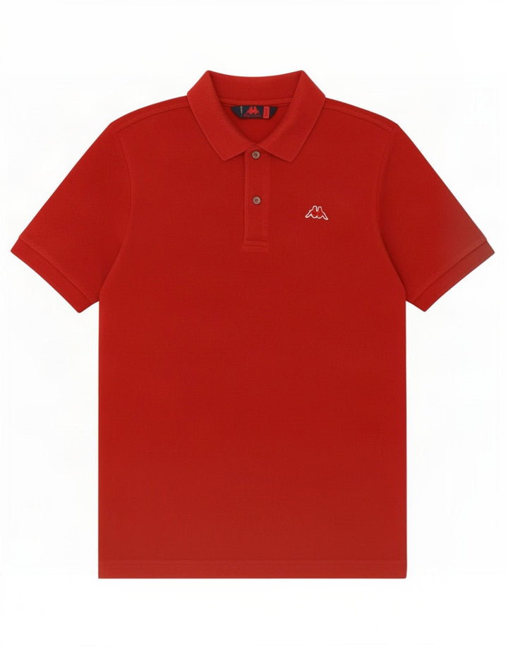 Polo Kappa Uomo Small Rossa In Cotone