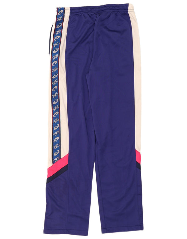 Pantaloni da tuta grafica da uomo Asics IT 54 XL Blu navy Colourblock