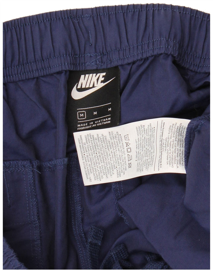 Pantaloni della tuta cargo Nike da uomo in cotone blu navy medio