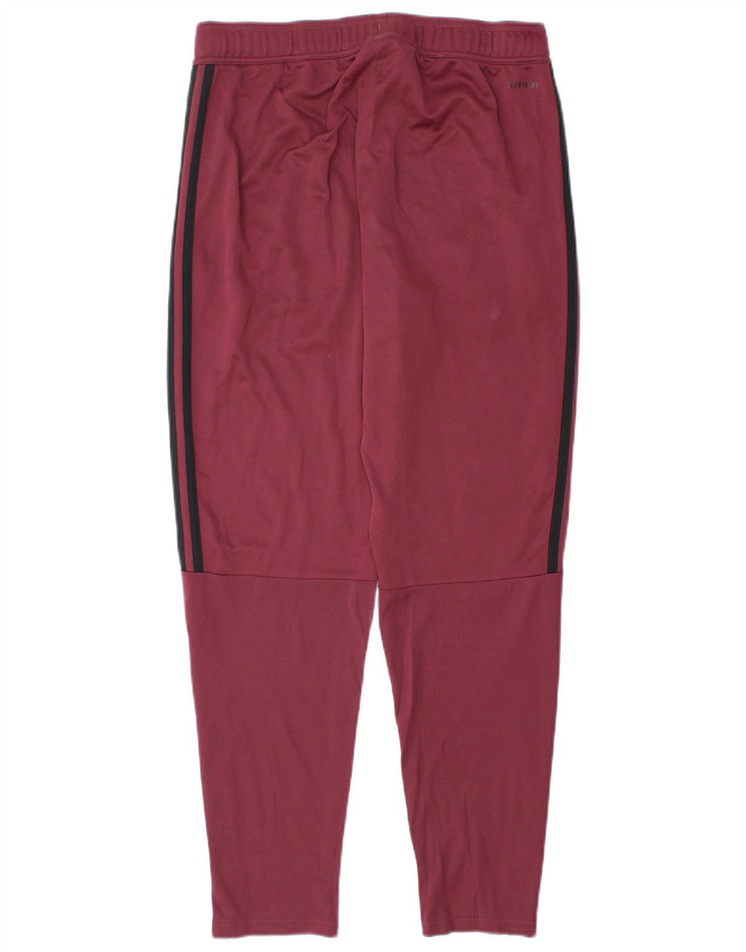 Pantaloni da tuta Adidas da uomo in poliestere bordeaux medio