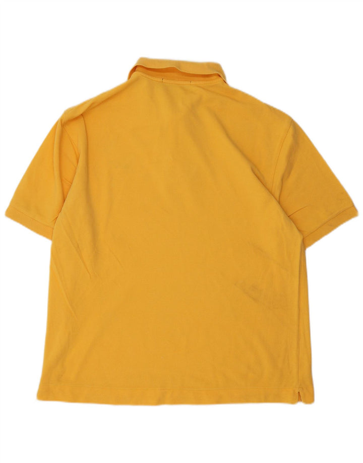Polo da uomo HENRY COTTONS grande in cotone giallo