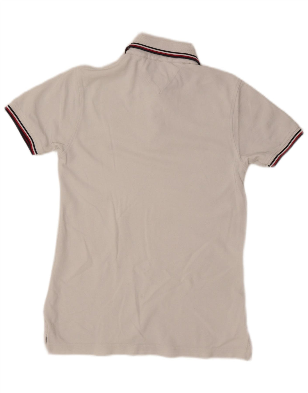 TOMMY HILFIGER Polo slim fit da uomo piccola bianca