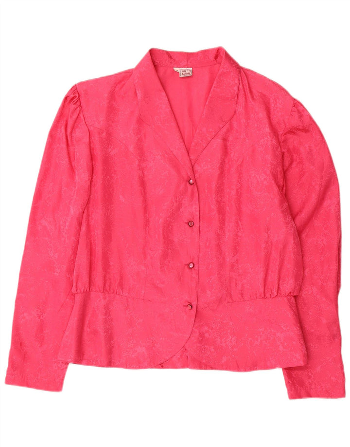 Lorena Camicia Camicetta Donna IT 48 XL Rosa Floreale